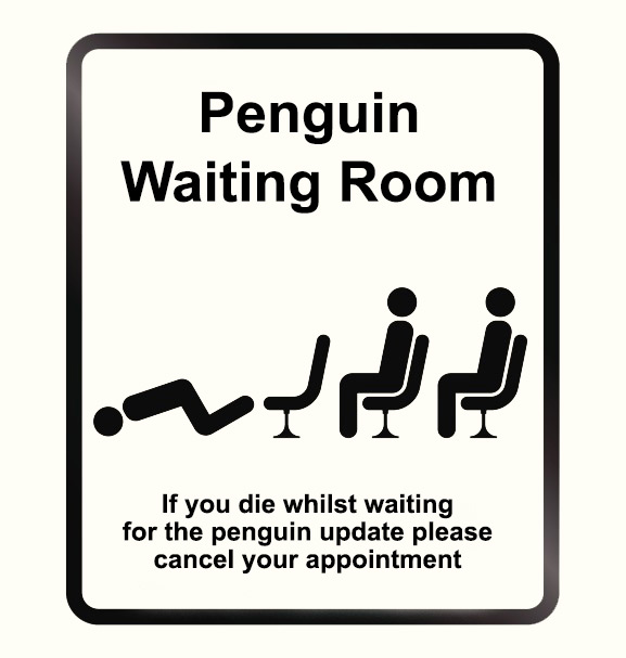 google penguin waiting room