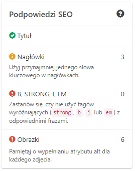 Najważniejsze informacje jak dostosować tekst pod SEO.